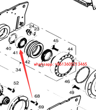 进口铣刨机球形滚子轴承2549